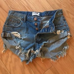 One Teaspoon Denim Shorts